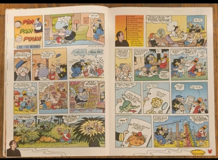 Ancien journal de mickey avec cadeau autocollants Dingo max N°2328 de 1997 vintage - photo numéro 10