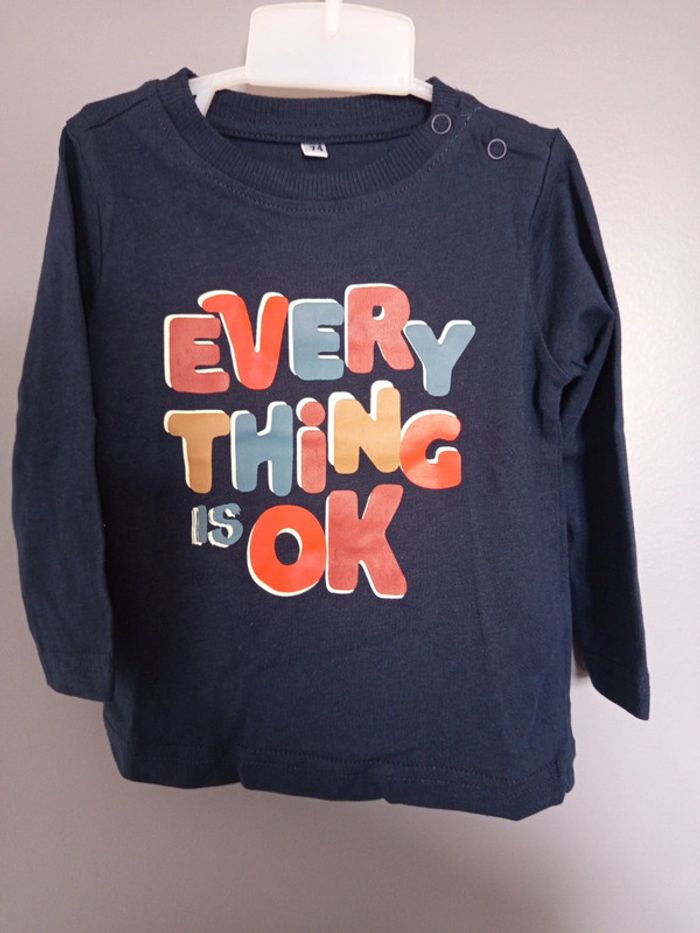 Lot t-shirt 12 mois - photo numéro 4