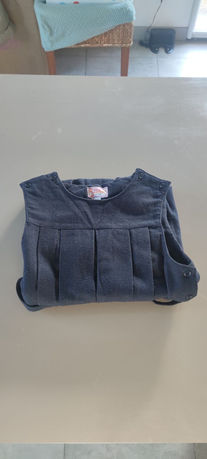 Robe  marque Createx Jeunesse taille 12 ans bleu marine fille, très bon état - photo numéro 7
