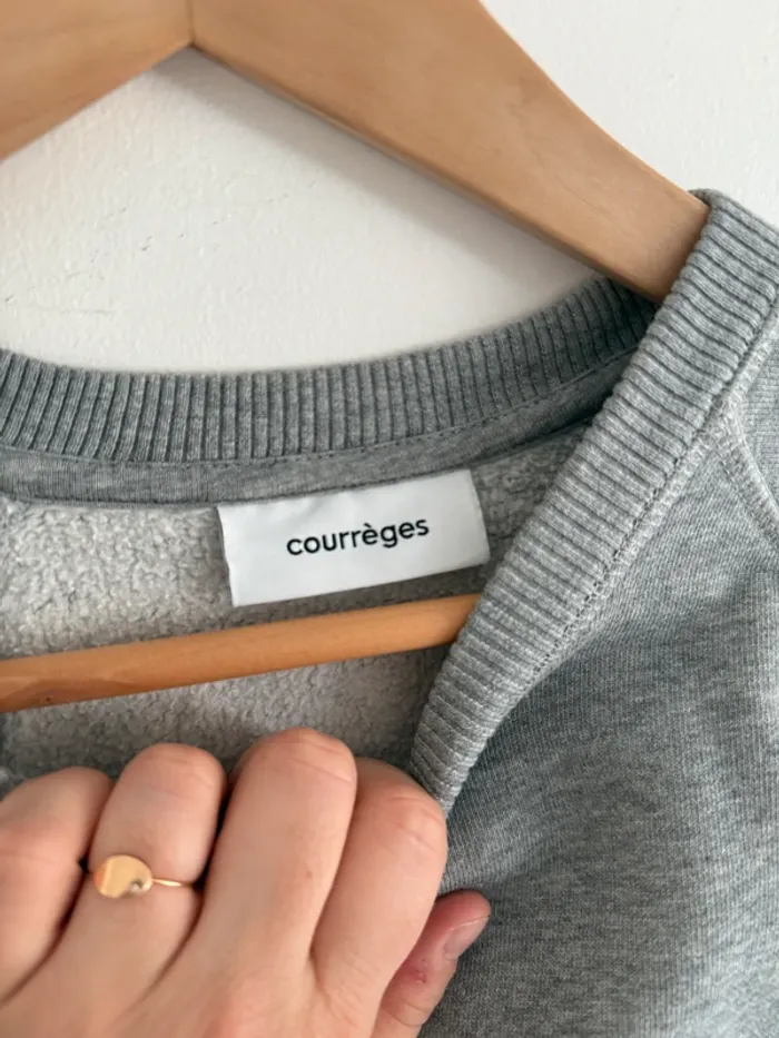 Sweat gris Courreges - photo numéro 7
