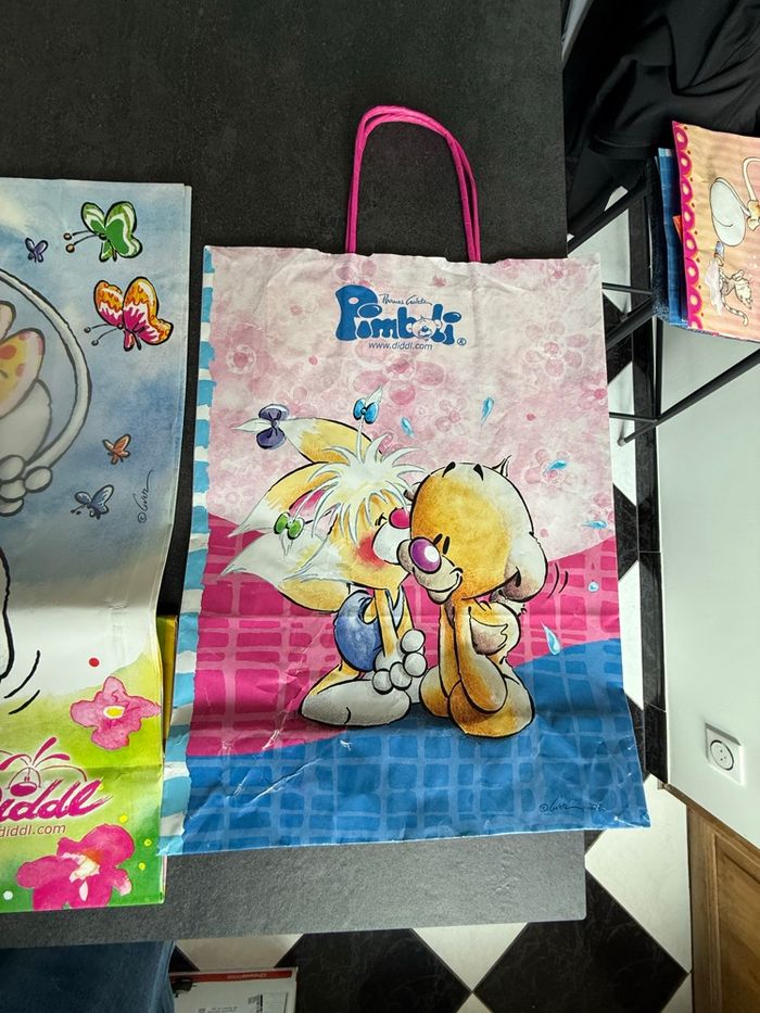 Lot de trois sacs, pochettes diddl - photo numéro 4
