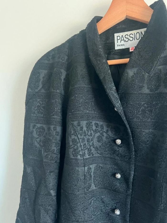 Veste blazer brodée - photo numéro 3