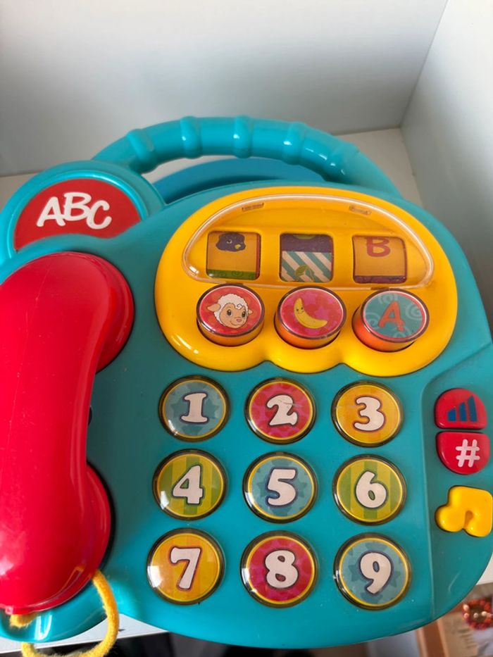 Téléphone interactif musical pour bébé - Éveil et apprentissage - photo numéro 4