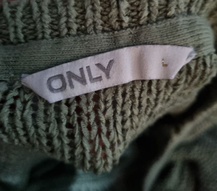 Pull vert style tricot taille L - photo numéro 3