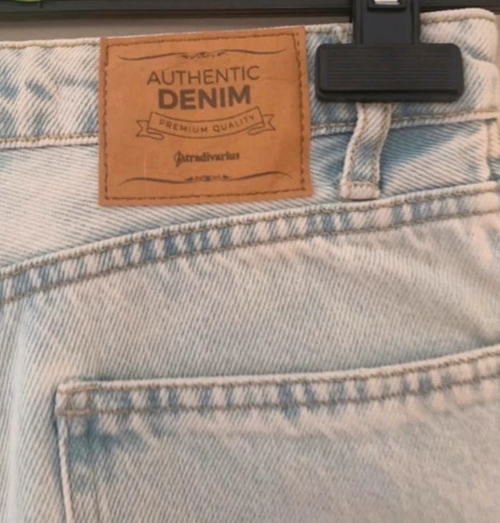 Short en jean, bleu, Stradivarius - photo numéro 7
