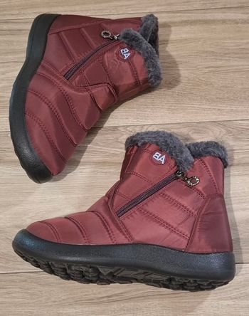 Bottes bottines hiver chaudes doublées imperméable randonnée femme 