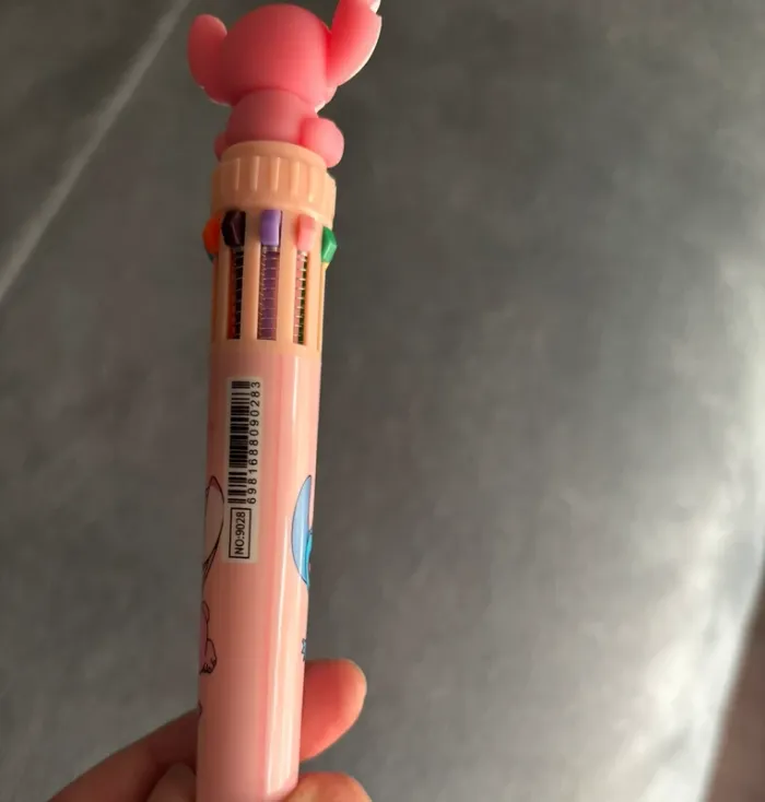 Crayon Stylo 10 couleurs Stitch rose – Neuf 🌸 - photo numéro 3