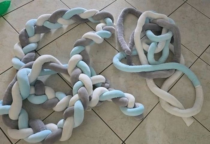 😍🥰🤩⚘️superbe Lot : DEUX TRESSES DE LIT  :4 M  et 2 M (indissociable)!!!😍🤩🥰