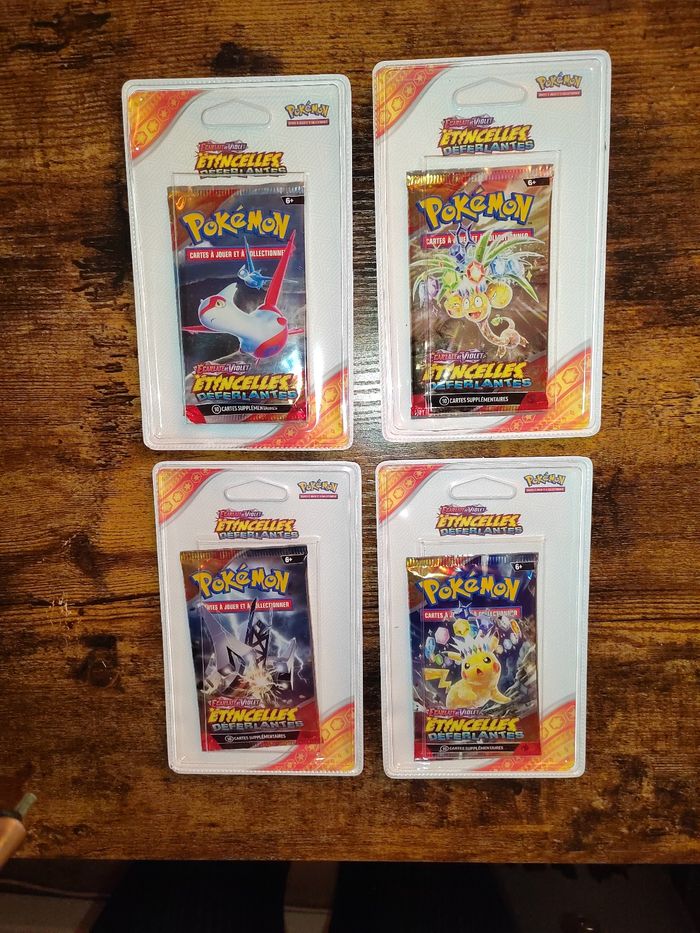 Boosters Pokémon étincelles déferlantes
