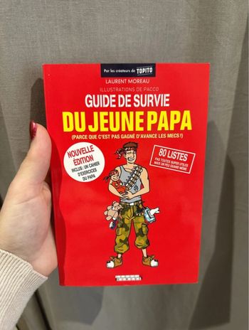 Livre guide de survie du jeune papa - neuf