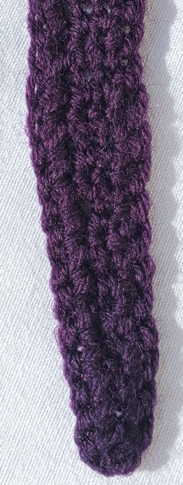 Écharpe "PURPLE" fait main au crochet style Sophie Scarf - photo numéro 5