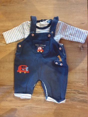 Ensemble salopette + body