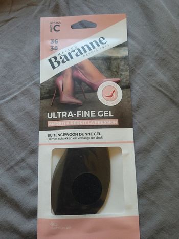 semelles ultra fine Gel Baranne  taille 36-38