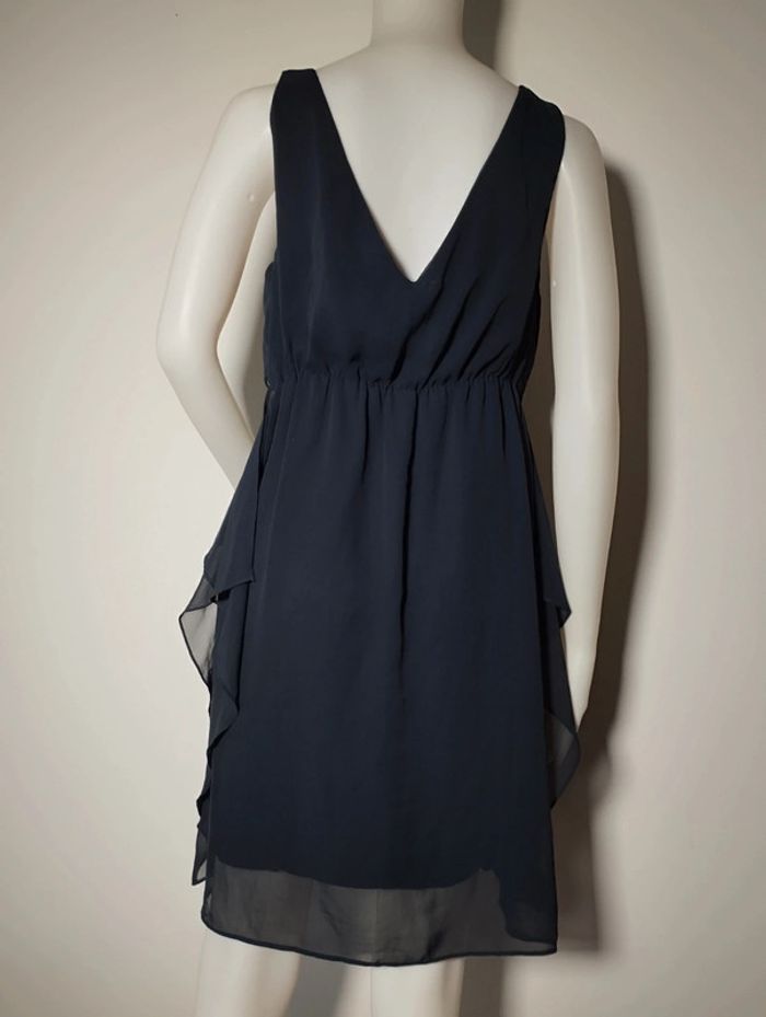 Robe bleue marine Naf Naf taille 38 - photo numéro 5