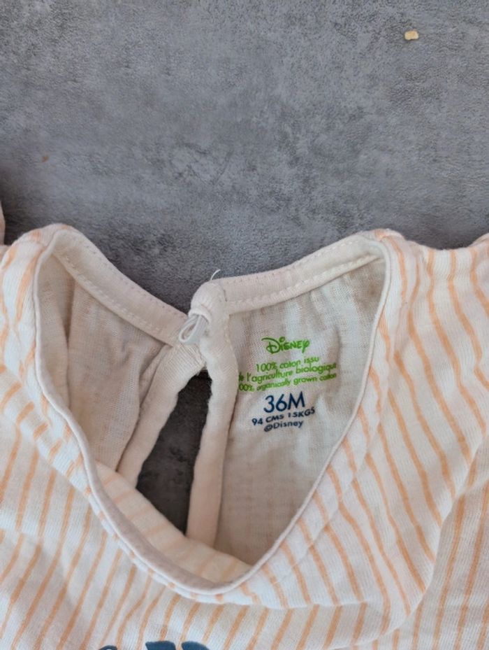 Robe manches courtes fille 3 ans Minnie - photo numéro 2