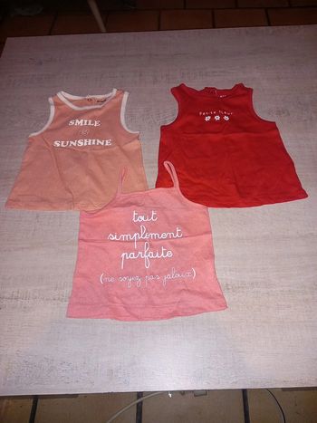 Lot debardeur 🌸 6 mois 🌸