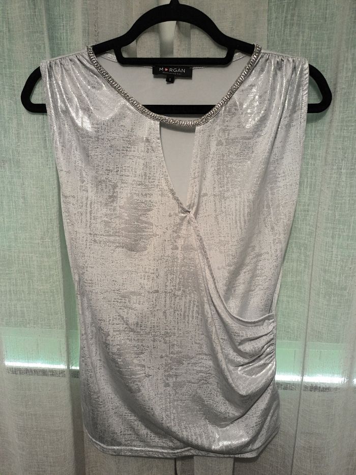 Tee-shirt été argenté - photo numéro 2