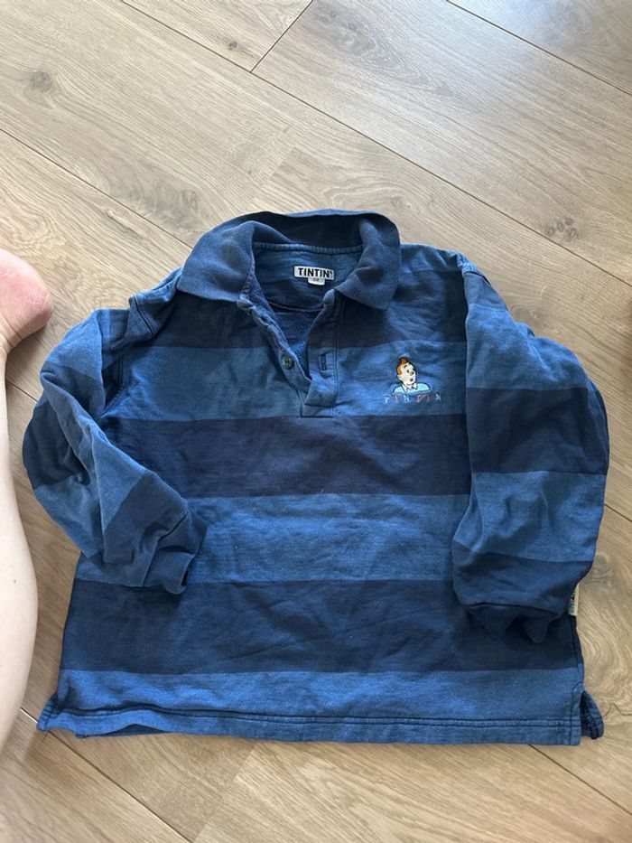 Sweat polo Tintin 6 ans