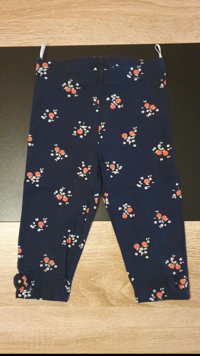 Ensemble tee-shirt et legging 3/4 98 cm - photo numéro 2