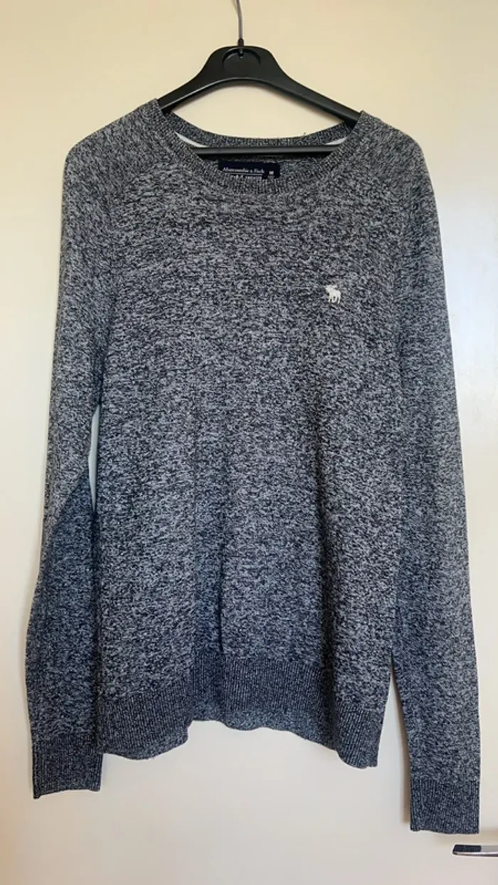 Pull Gris bleu Abercrombie&Fitch - Taille M