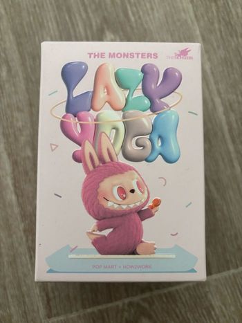 Figurine Labubu Pop Mart Lazy Yoga