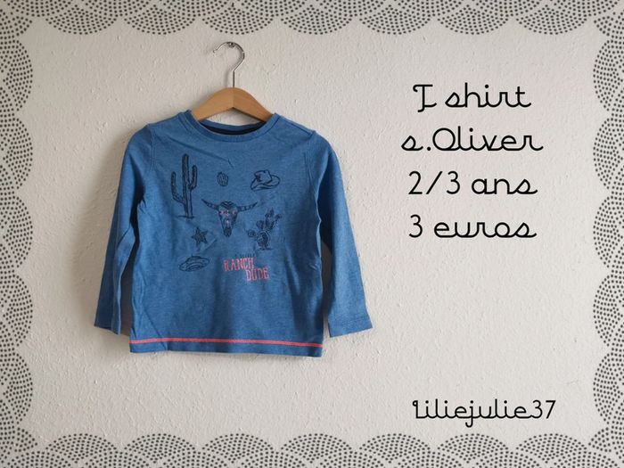 T shirt s.Oliver 2/3 ans