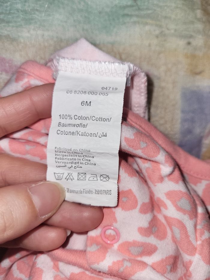 Pyjamas fille 6 mois - photo numéro 3