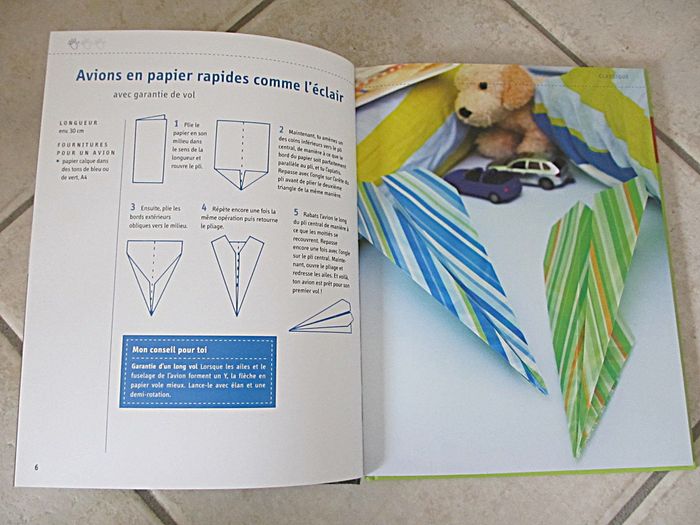 Livre origamis « Chapeau de pirate, moulin à vent & Cie » - photo numéro 4