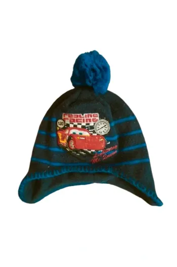 Bonnet avec pompon cars flash mac queen