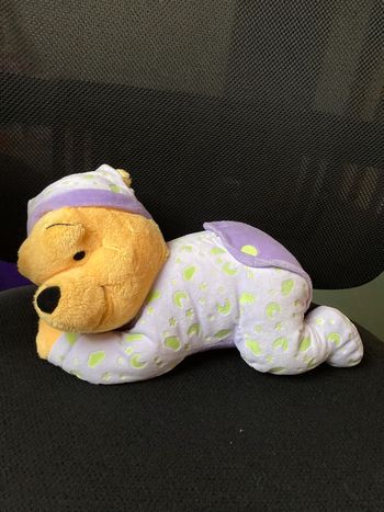 Peluche doudou Winnie phosphorescent