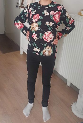 Ensemble fleuri fille 10 ans