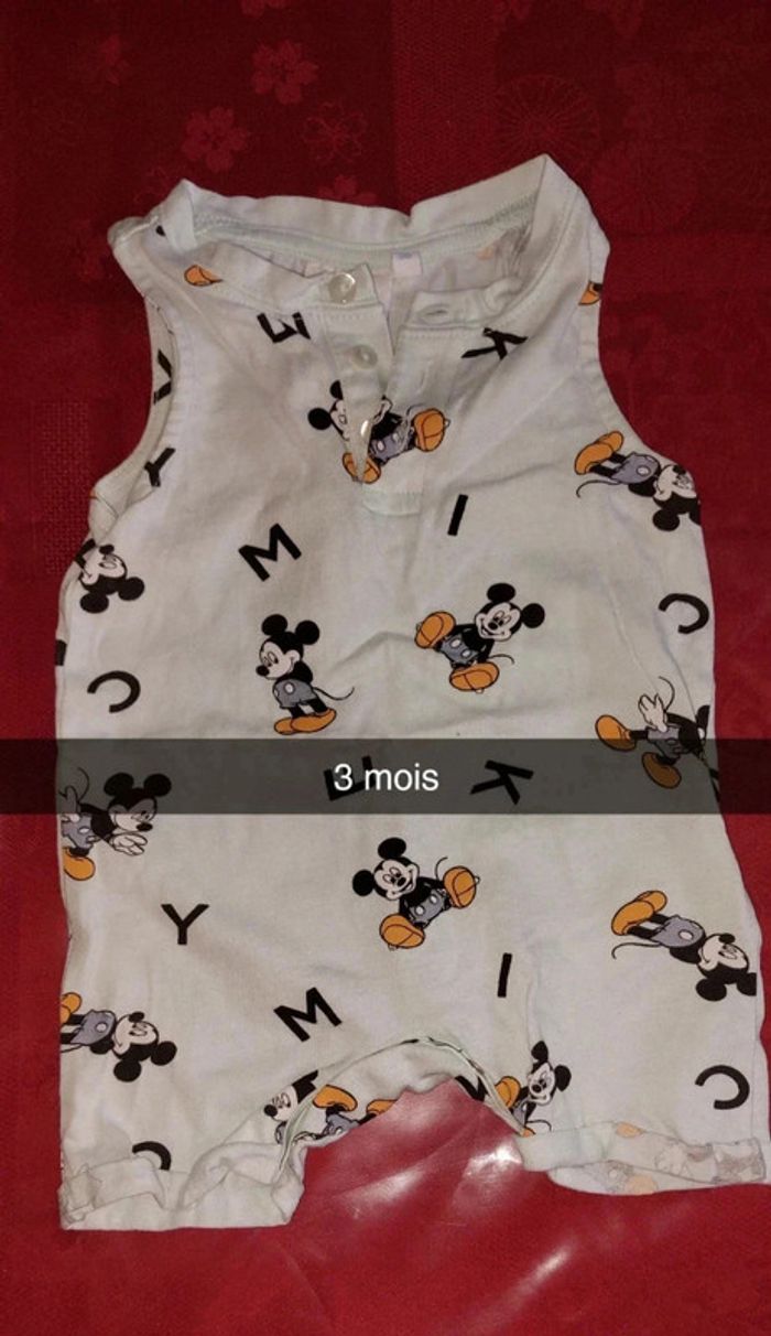 Barboteuse 3 mois Disney