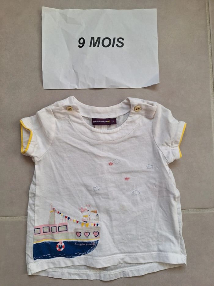 T shirt sergent major 9 mois neuf