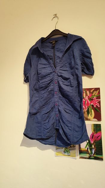 Chemisier froncé y2k T34