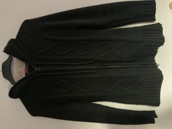 Gilet noir Tissaia