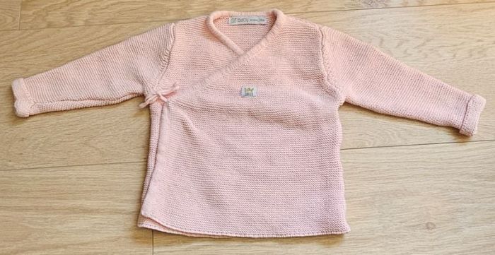 Gilet rose "Gémo" 6M