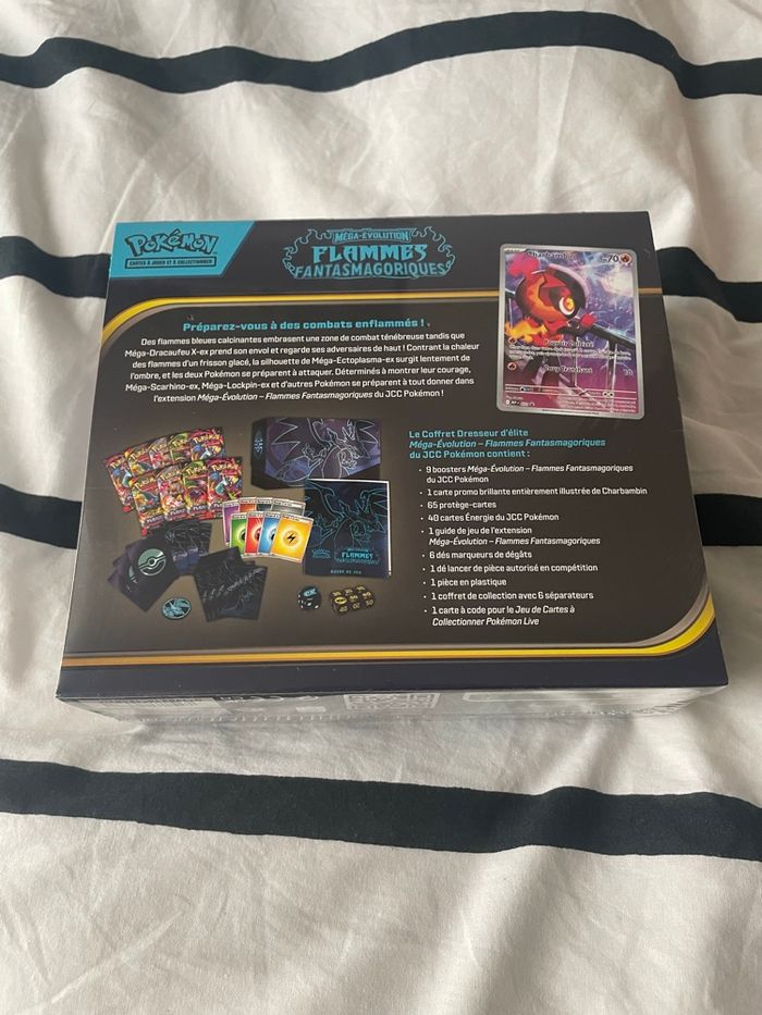 Pokémon Coffret Dresseur ETB ME02 Flammes Fantasmagoriques  FR Neuf - photo numéro 6
