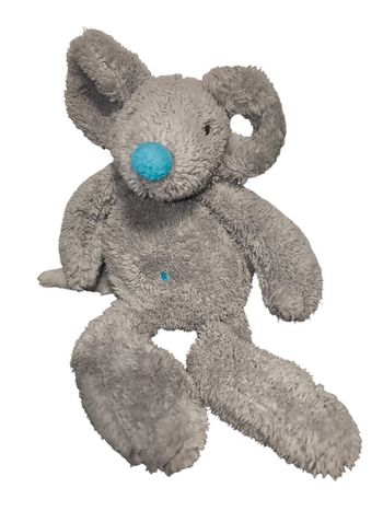 Peluche souris 🐭 gris turquoise Happy Horse