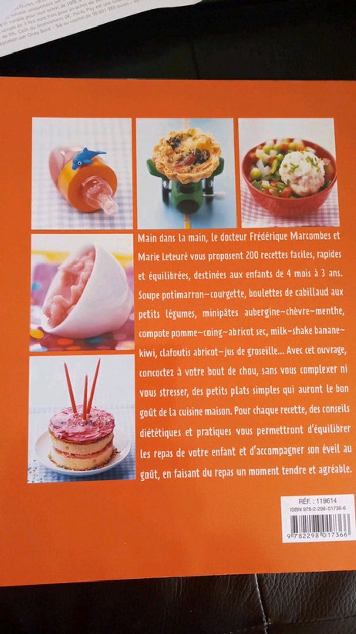 Livre de recettes pour bébé - photo numéro 2