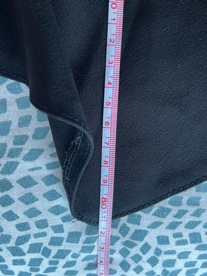 Jupe asymétrique noire mi longue taille 40/42 vintage - photo numéro 9