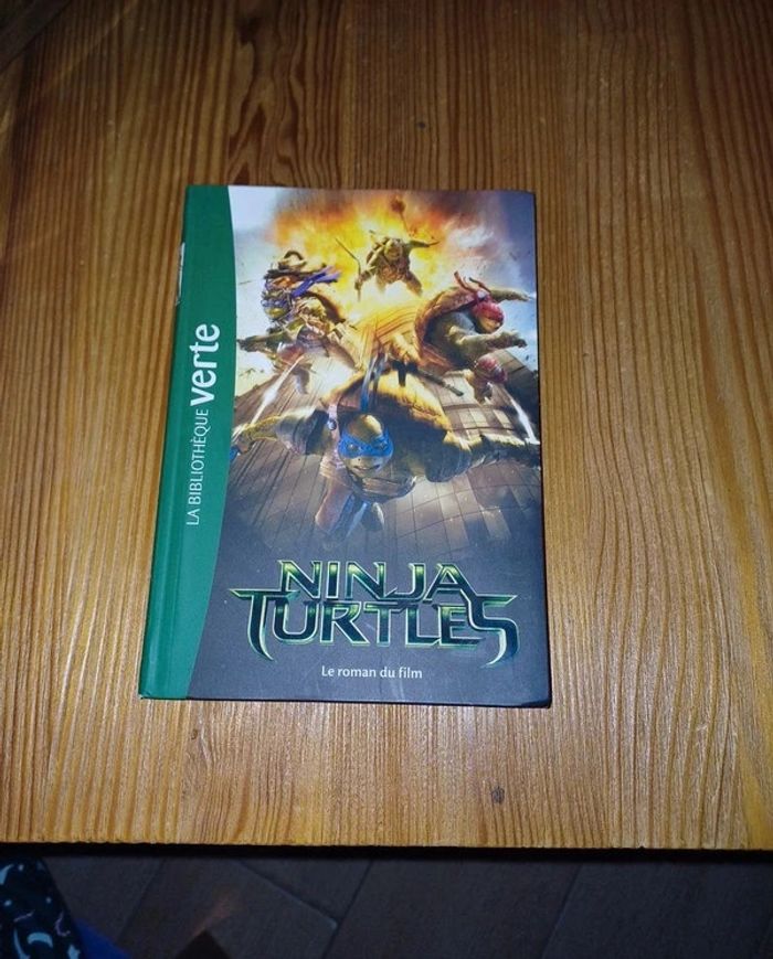 Livre bibliothèque verte - Ninja turtles