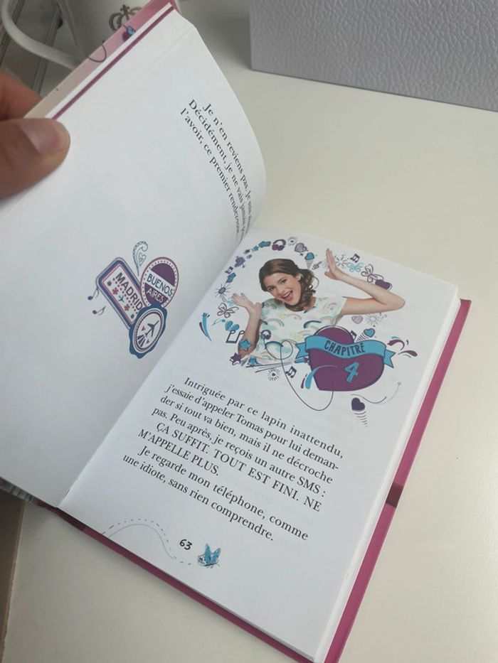 Livre violetta -tome 2 - un cœur à prendre - photo numéro 5