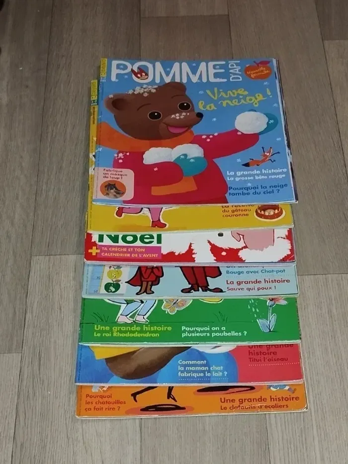 Lot de 7 magazines Pomme d’Api année 2017 L014 - photo numéro 3