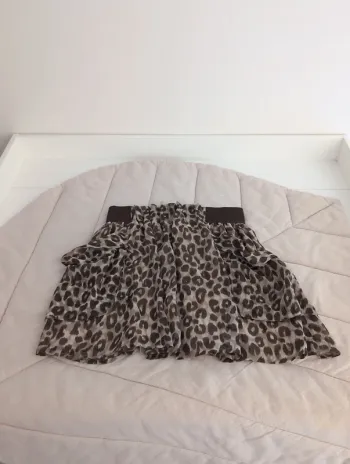 Jupe léopard femme taille S