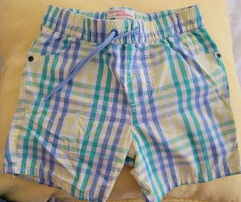 Short à carreau