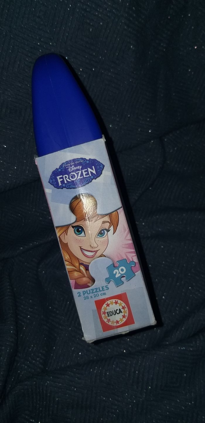 🧩 Lot de 2 puzzles 20 pièces " Reine des neiges " - photo numéro 6