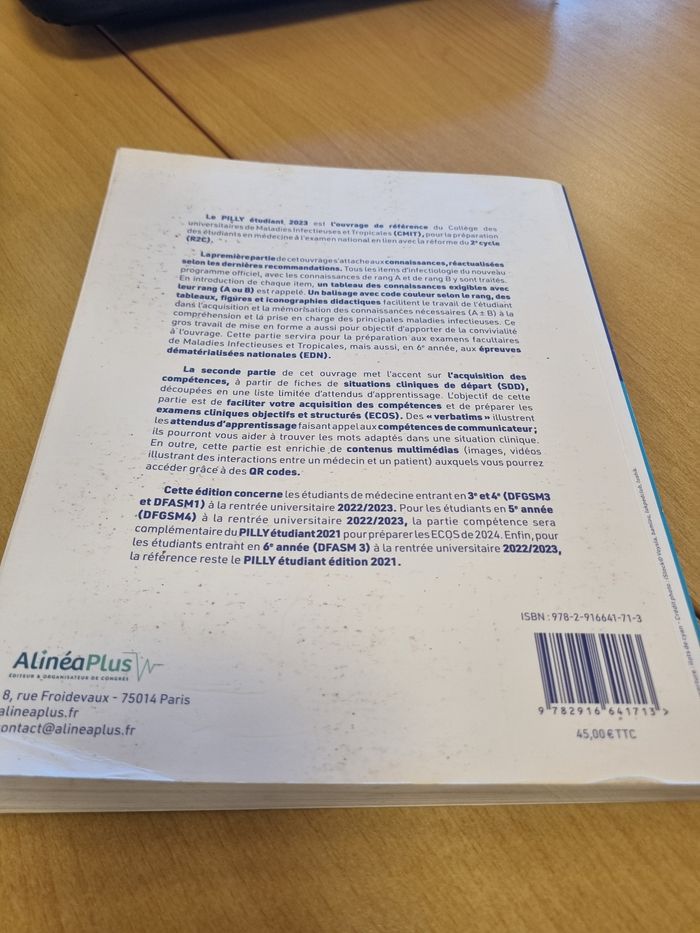 Pilly etudiant Infectiologie - photo numéro 2