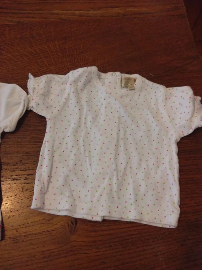 Lot de t shirt manches courtes 3 mois - photo numéro 2