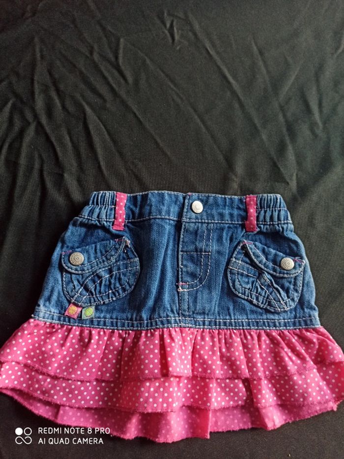 Jupe en Jeans et volants