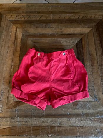 Short rouge jacadi